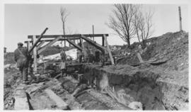 Outfall sewer, Armco iron pipe, 1936