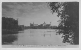 Junction of Red and Assiniboine Rivers, Winnipeg, Manitoba