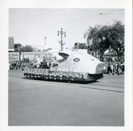 Winnipeg's 75th Anniversary parade - Fairfields float