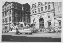 Float in Winnipeg's 75th Anniversary Parade