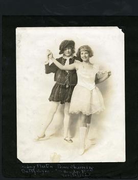 Audrey Plaxton and Betty Joyce performing “Snow Drop”
