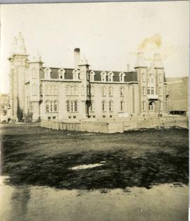 Scrapbook of Corporal Wallace – loose photo of St. Paul’s College