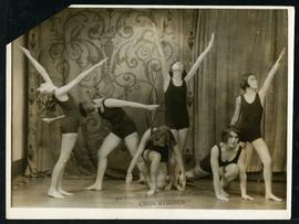 Betty Parker and other dancers in costume