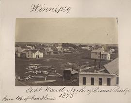 Winnipeg, East Ward, north of Browns Bridge, 1875