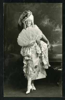 Helen Robertson in costume