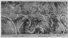 Aerial photograph south of Winnipeg, east of Red River, 1943