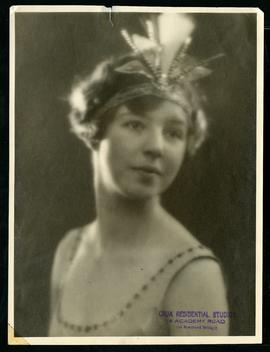 Alice Weir in costume