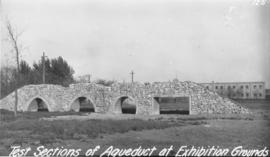 Test Sections of aqueduct at Exhibition Grounds
