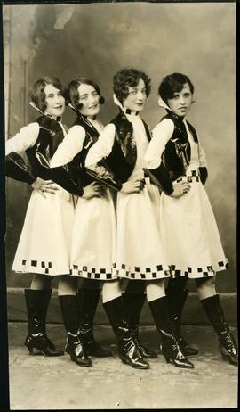 Dancers performing Chorus from “The Little Revue”