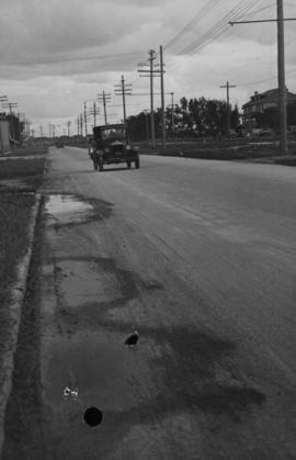 Main Street - Perth to Hartford, Rainfall, June 29, 1932