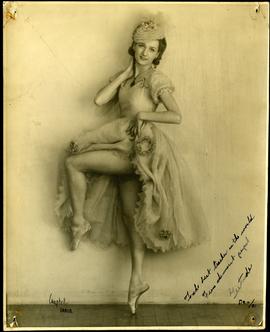 Signed picture of Gertrude Ryall