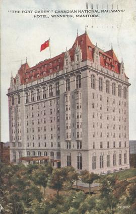 The Fort Garry Canadian National Railways' Hotel, Broadway and Fort Street