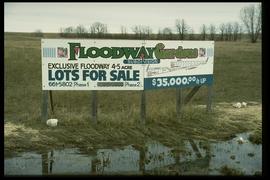 1997 flood - St. Mary's Road at Chrypko Drive - signage