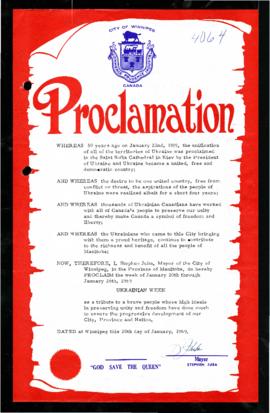 Proclamation - Ukrainian Week