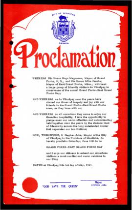 Proclamation - Grand Forks-East Grand Forks Day
