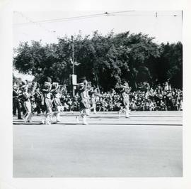 Winnipeg's 75th Anniversary parade - baton twirlers
