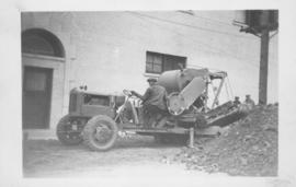 WW 23, Badger Trencher, trench 8 ft. 6 inches, 8" watermain, Fort Street, south of York - 1947