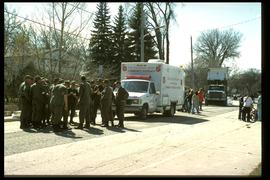 1997 flood - Scotia Street - Salvation Army and military personnel