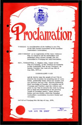 Proclamation - Bookselling Week