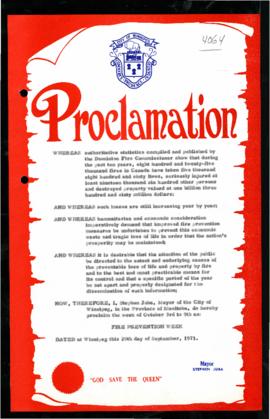 Proclamation - Fire Prevention Week