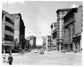 Portage Avenue and Main Street looking north