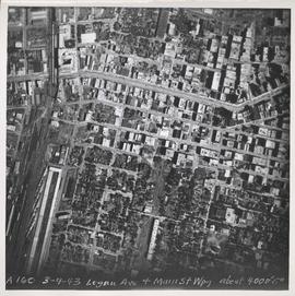 Logan Avenue and Main Street [Aerial view]