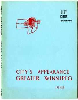 Preliminary report on city's appearance - Metropolitan Plan for Greater Winnipeg