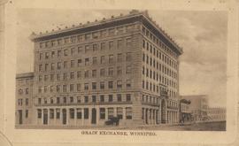 Grain Exchange building, 167 Lombard Avenue, Northeast corner of Rorie Street, ca. 1908