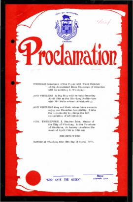 Proclamation - Big Sing Week