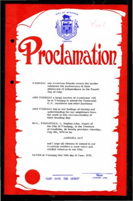 Proclamation - America Day