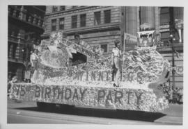 City of Winnipeg float, Winnipeg's 75th Anniversary Parade