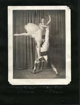 Alice Weir and Marge Muir in costume