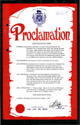 Proclamation - Fire Prevention Week