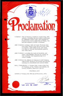 Proclamation - Cultural Day