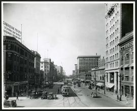 Portage Avenue looking west from Main Street