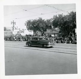 Winnipeg's 75th Anniversary parade - unmarked car