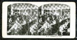 Eaton's promotional stereogram no. 10 - pressers at work