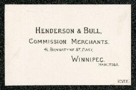 Henderson & Bull business card
