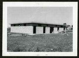 Construction of the Legion building at the St. James Memorial Park