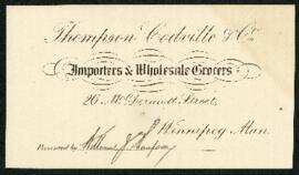 Thompson Codville & Co. business card