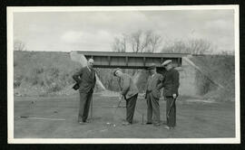 Four men golfing on the Kildonan Park Golf Course