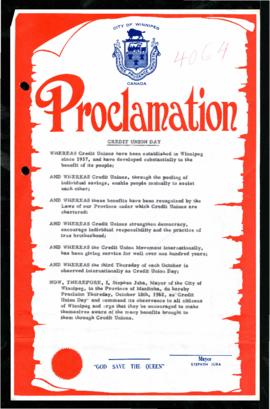 Proclamation - Credit Union Day