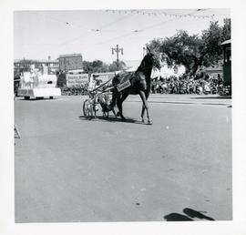 Winnipeg's 75th Anniversary parade - "Princess Patch" cart