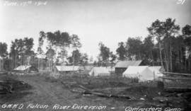 Contractor's camp at Indian Bay