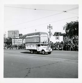Winnipeg's 75th Anniversary parade - General Bakeries float