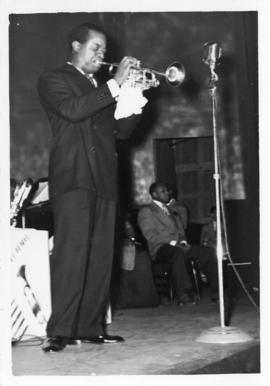 Louis Armstrong and his band
