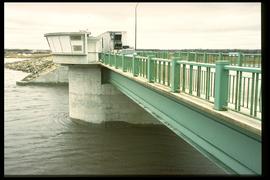 1997 flood - Courchaine Road - floodway gates