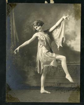Gertrude Ryall in costume