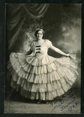 Ruth Watson in costume