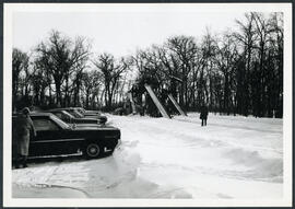 Toboggan slide after the 1966 snowstorm